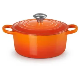 Le Creuset Signature Bräter 18 cm rund ofenrot