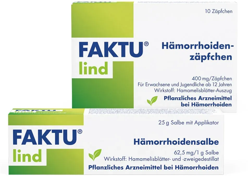 Faktu lind Hämorrhoiden-Set 1 Set