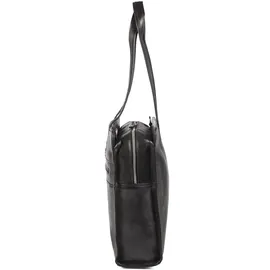 Plevier Power Aktentasche Leder 41.5 cm Laptopfach schwarz
