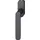 FSB Fenstergriff 34 1289 abschließbar ovale Rosette, Aluminium schwarz matt