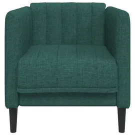 vidaXL Sessel Dunkelgrün Stoff 57,8 x 74,5 x 78,1 cm Grün