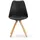 VS Venta-stock Stuhl Holz schwarz 2er Set
