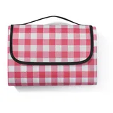 Wasserdichte Picknickdecke/strandmatte 200 X 200 Cm, Leichte Und Waschbare Karierte Picknickdecke Mit Tragegriff, Geeignet Zum Wandern, Reisen, Camping, Für Outdoor-aktivitäten Und Parkbesuche
