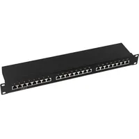 Logilink Patchpanel - Cat. 6, 24 Ports, Schrankeinbau, STP,