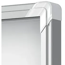 NOBO Schaukasten silber 8x DIN A4 97,2 x 3,7 x 69,2 cm, 1 St.