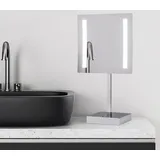 Talos Schminkspiegel TALOS "Paros", silber (weiß), Messing, Spiegel, 3-fach Vergrösserung