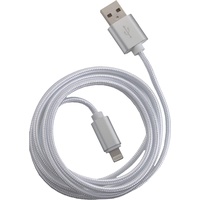 Peter Jäckel Fashion 1,5m USB Data Cable White für Apple Lightning mit Sync- und Ladefunktion