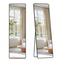 Songmics Ganzkörperspiegel 150 x 40 cm Tintenschwarz
