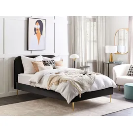 Beliani Flayat 140 x 200 cm H2 Schwarz/Gold