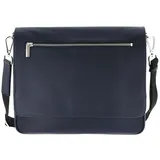 LEONHARD HEYDEN Montreal Messenger Leder 36 cm blau