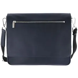LEONHARD HEYDEN Montreal Messenger Leder 36 cm blau