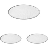 HENDI Pizza Screen, Pizzagitter, Pizzablech, Pizzaschieber, Ideal für gleichmäßiges Pizza-Backen, ø330mm, Aluminium (Packung mit 3)