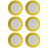 Ritzenhoff & Breker Speiseteller Doppio 27 cm gelb 6er Set