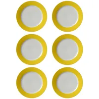 Ritzenhoff & Breker Speiseteller Doppio 27 cm gelb 6er Set