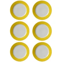 Ritzenhoff & Breker Speiseteller Doppio 27 cm gelb 6er Set