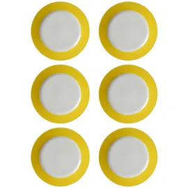 Ritzenhoff & Breker Speiseteller Doppio 27 cm gelb 6er Set