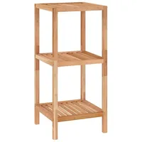 Furnicato Badregal 36x36x79 cm Massivholz Nussbaum,