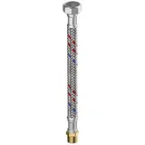 Flamco Meiflex Silikon-Panzerschlauch M5715.1104.70 1/2" x 1/2" IG/AG, 13 x 700 mm, für Sanitär/Heizung/Klima