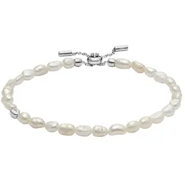 Skagen Damen AGNETHE Pearl Silber Edelstahlarmband, SKJ1833040