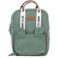 Childhome Kinderrucksack Mini Club, - Signature, Canvas - Grün