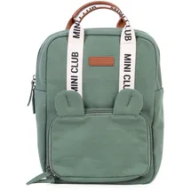 Childhome Kinderrucksack Mini Club, - Signature, Canvas - Grün