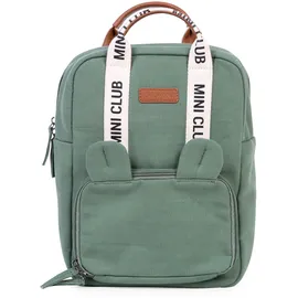Childhome Kinderrucksack Mini Club, - Signature, Canvas - Grün