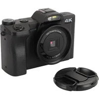 gowenic Digitalkamera, 48 MP 16-facher Digitalzoom, mit Fülllicht, Tragbare Vlogging-Kamera für Reisen, Hochzeiten, Abschlussfeiern