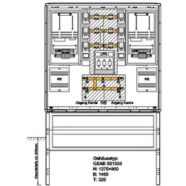 GSAB Elektrotechnik Doppel-Wandlermessung 22.W250.001-Doppel