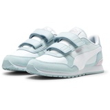 Puma ST Runner v3 NL V PS Sneaker Kinder 15 - Dewdrop White-Turquoise Surf-Grape