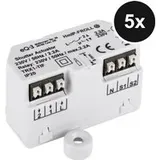Homematic IP Rollladenaktor – Unterputz - 5er-Set
