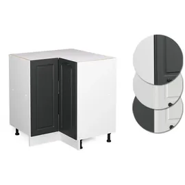 Vicco Eckunterschrank R-Line 75,6 x 81,6 x 46 cm Anthrazit