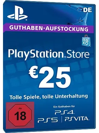 PSN Card 25 Euro [DE] - Playstation Network Guthaben