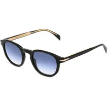 David Beckham Db 1007/s Herren-Sonnenbrille Vollrand Quadratisch Acetat-Gestell, schwarz