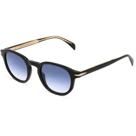 David Beckham Db 1007/s Herren-Sonnenbrille Vollrand Quadratisch Acetat-Gestell, schwarz