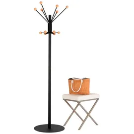 Proregal Garderobenständer 180 cm Schwarz