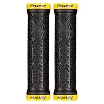 Reverse Components Griff Stamp Fahrradgriffe schwarz/gelb