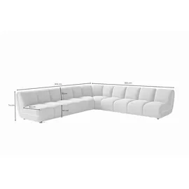 KAWOLA Modulsofa LAYLA taupe