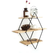 Lobwerk Bücherregal 50 x 19 x 50 cm Braun