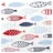 Home fashion Papierservietten "Fische", 33 x 33 cm, 20 Stück