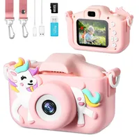 BNEHHOV Kinderkamera 2,0-Zoll-Bildschirm 1080P Kinder Kamera Fotoapparat Kinder mit 32GB SD-Karte Selfie Digitalkamera Kinder für Jahre Jungen und mädchen für Weihnachten Spielzeug