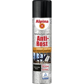 Alpina Anti-Rost Metallschutz-Lack 400 ml hammerschlag schwarz