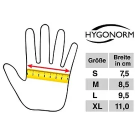 Hygonorm Einmalhandschuhe Classic LIGHT weiß L