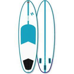 SURFBOARD - 7'8 x 25'' x 3'' - 90l - blank WEISS|BLAU|SCHWARZ 7'8