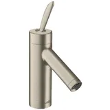 Hansgrohe Axor Starck Classic Einhebel-Waschtischmischer 70 mit Zugstangen-Ablaufgarnitur - Brushed Nickel