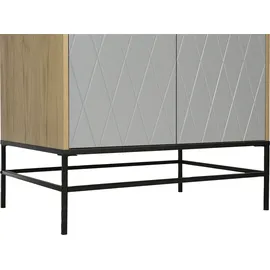 Andas Mia 80 x 190 x 55 cm grau