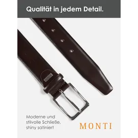 Monti Herrengürtel Leder 95 Braun