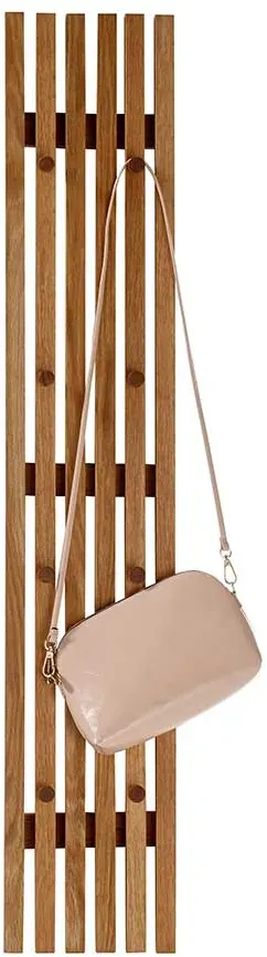 Wandgarderobenpaneel aus Eiche Massivholz Skandi Design