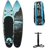 Deep Sea SUP Board Set Flow in Schwarz 300cm | Gr.: onesize