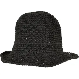 URBAN CLASSICS Braid Bast Fischerhut Black One Size
