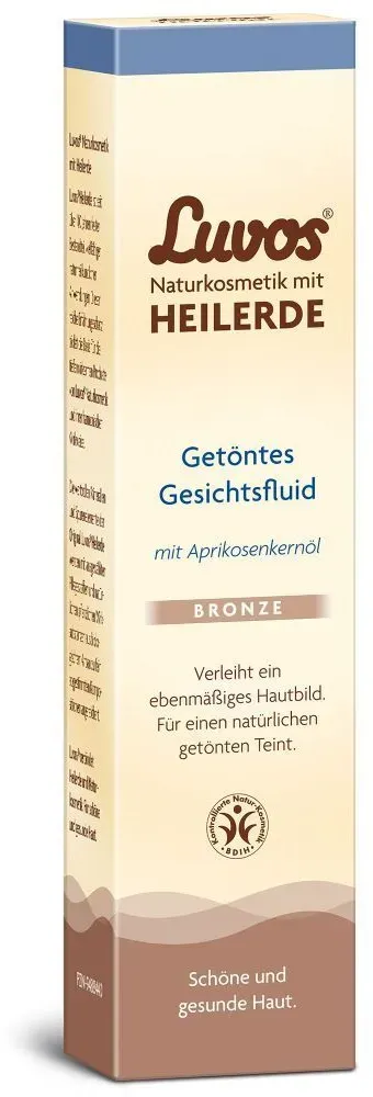 Luvos-Heilerde Getöntes Gesichtsfluid, Bronze